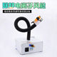 Bending pipe dust blowing and electrostatic ion fan
