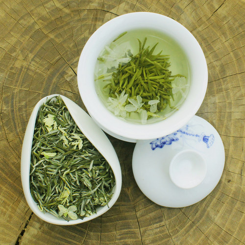 2024新茶四川兰雪浓香型飘雪茉莉花茶叶碧潭散装花茶250g - 图2