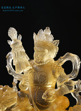 琉璃室内密宗供养结缘财宝天王