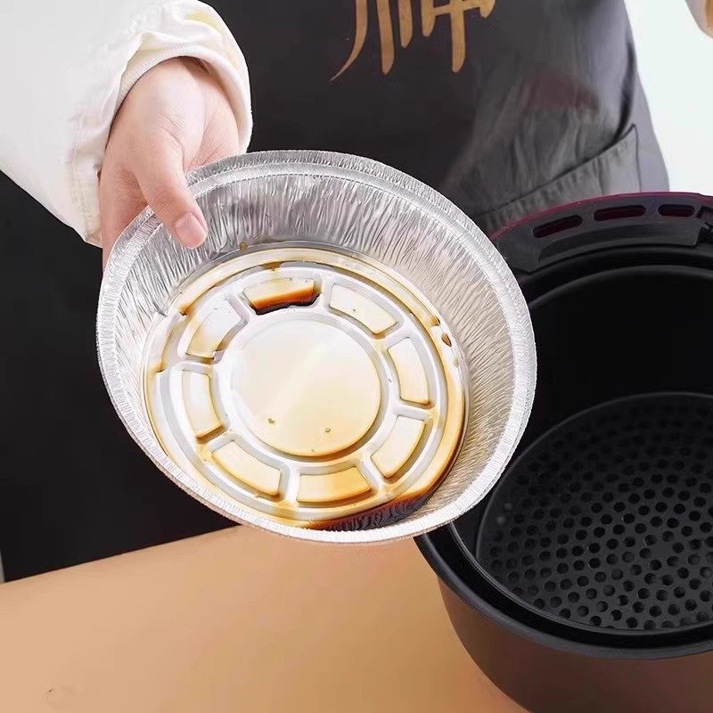 空气炸锅专用纸锡纸盘烧烤箱烘焙锡箔碗家用锡纸盒食品级纸碗WR,淘宝优惠券,粉丝福利购,淘宝优惠卷