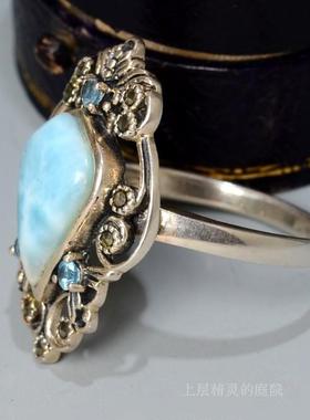 古典艺术925银拉利玛大码戒指