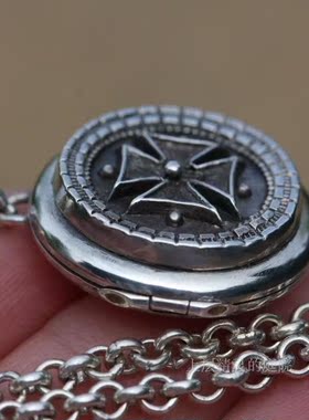 庭院英国十字架古董相片盒