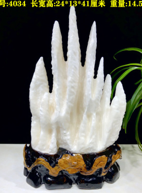 天然玄关博古架原石装饰摆件