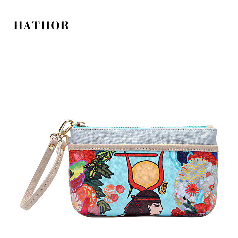 hathor2020涵莎印花手机包化妆包 hathor箱包女士包袋