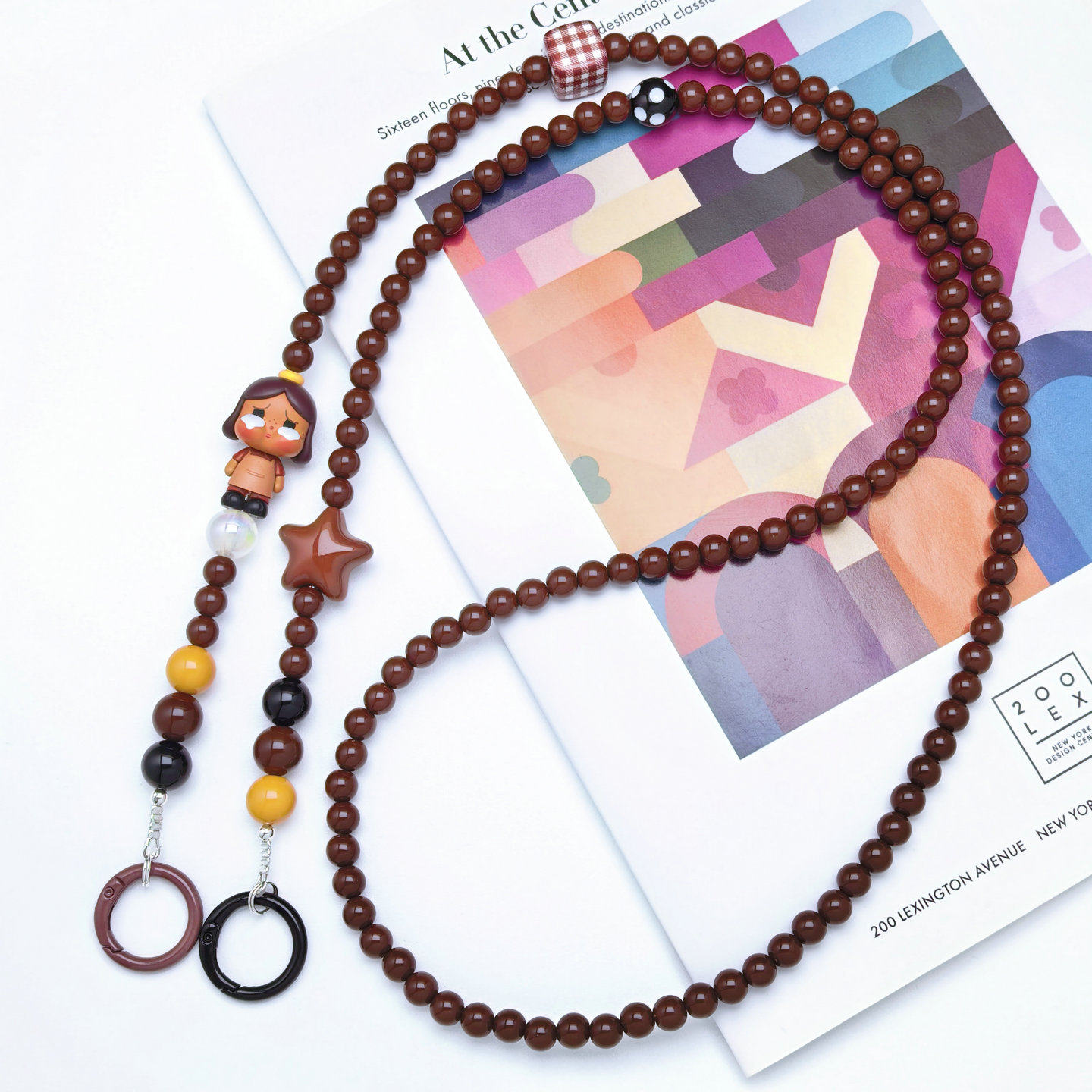 diy原创泡泡正版Crybaby哭娃萌粒长条手机链斜跨串珠可背脖子挂绳,淘宝优惠券,粉丝福利购,淘宝优惠卷