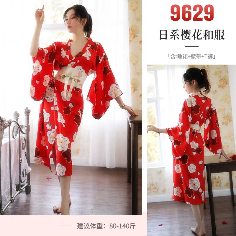 Sexy underwear women's sexy Uniform suit Japanese kimono co-图3