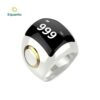 Stress reduction counting smart ring LED count counter counter ring alarm clock ring ceramic ring