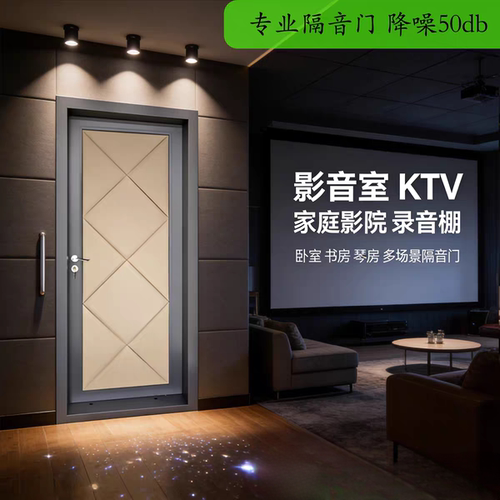 专业钢制隔音门卧室直播间静音门录音棚足浴会所防噪音隔声门定做 - 图2