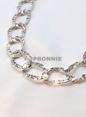 popbonnie21年新款粗圆扣项链