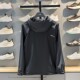 Li Ning Sports Windbreaker Men's 2026 Spring New Fitness Series Water-Repellent Hooded Jacket AFDW119