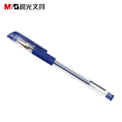 晨光文具中性笔水笔会议笔黑蓝色学生办公用品Q7专柜正品 - 图0