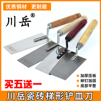 Sichuan Yue Ash Spoon Plastering Knife Tile Shovel Smeared Clay Knife Clay Tile Work Batch Ash Knife Integrated Petri Dish With Tile Tool Small Shovel