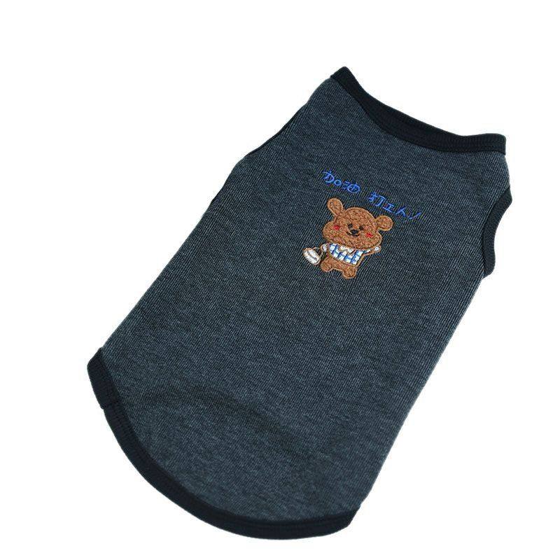 春秋季时尚新款宠物狗狗纯色衣服泰迪比熊中小型犬舒适气质背心潮,淘宝优惠券,粉丝福利购,淘宝优惠卷