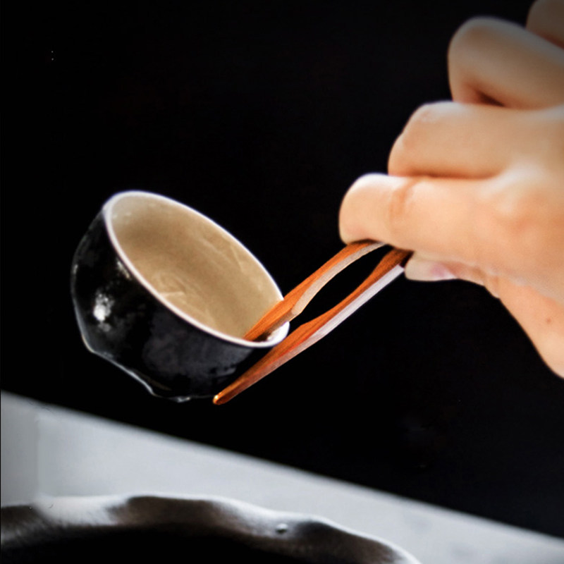 JOJO'S L. PD·紫泉涧·黄竹竹制茶夹竹子茶杯夹防烫竹夹丨似锦,淘宝优惠券,粉丝福利购,淘宝优惠卷