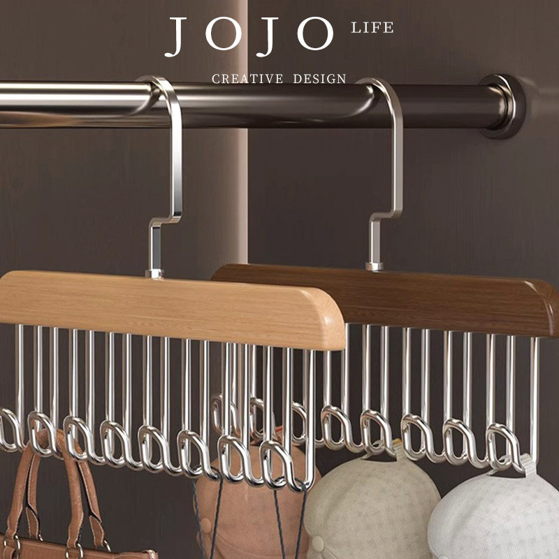JOJO'S L. PD.know.木质吊带衣架家用挂衣内衣内裤收纳 | 知其,淘宝优惠券,粉丝福利购,淘宝优惠卷