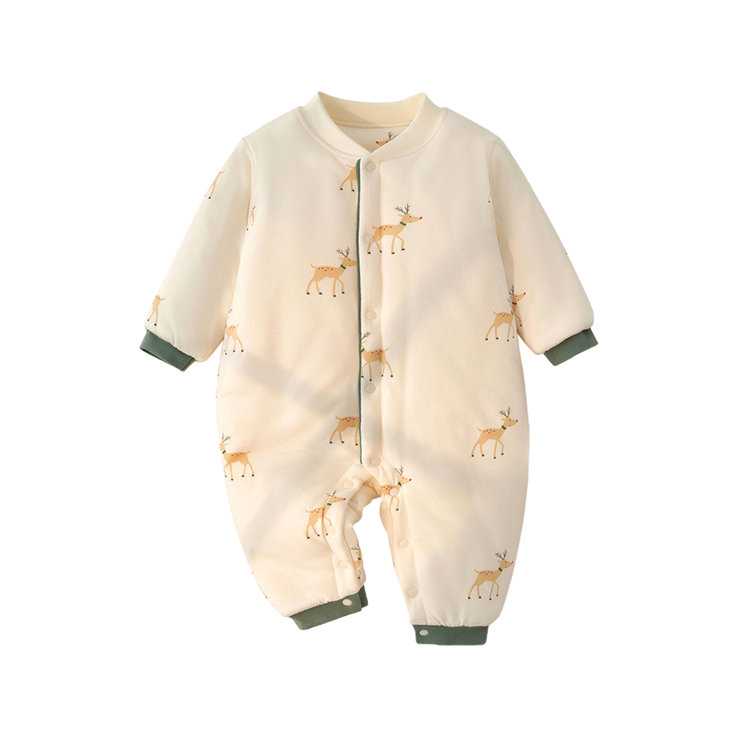 JOJO'S L. PD.wind.婴儿衣服秋冬加厚宝宝连体衣纯棉衣爬 | 风譬 - 图3