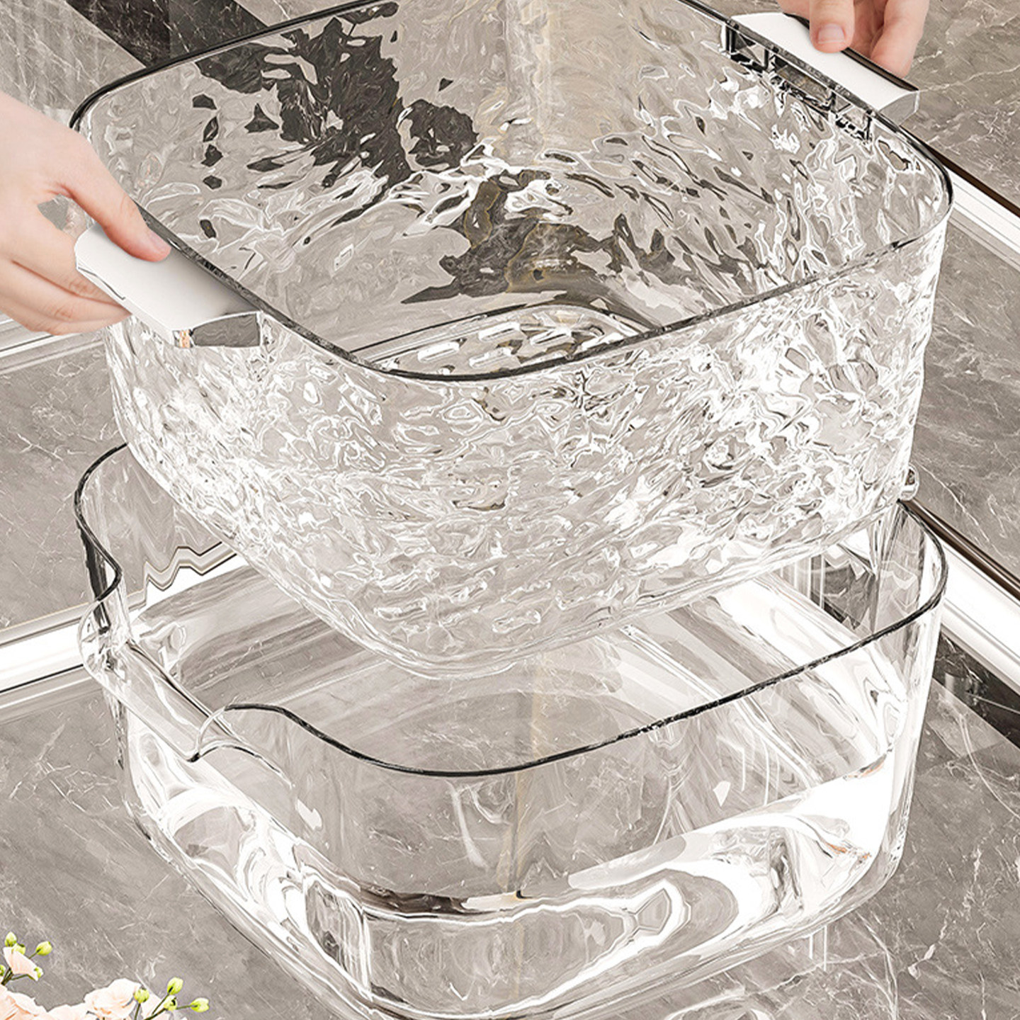 JOJO'S L. PD.杂货先生.高颜值洗菜盆沥水篮多功能水果盘 | 炸钉,淘宝优惠券,粉丝福利购,淘宝优惠卷