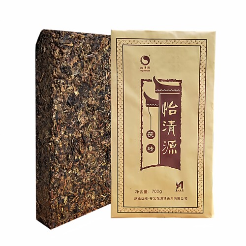 正品怡清源黑茶2010年700g金花茯砖茶高山陈年茯茶正宗湖南安化茶 - 图3