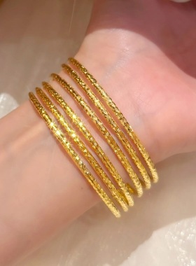 新中式电镀碎冰冰手镯女手环