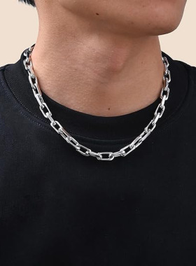 大粗链子热卖淘宝饰品新款不锈钢手链霸气焊口链男士项链批发