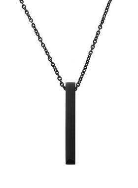 2025霸气饰品速卖通热卖长条名字项链潮流女长方形几何吊坠项链