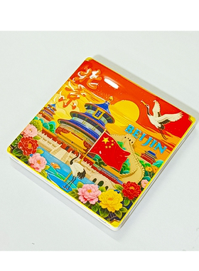 金晖木质冰箱贴滴胶纪念品