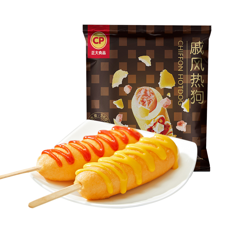 【所有女生直播间】 正大戚风热狗棒360g*4 6支/袋西式热狗肠肉肠
