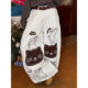 C2 homemade / American retro cat ພິມກາງເກງຂາກວ້າງແລະ jeans 2026 ກາງເກງກາງເກງຊື່ຂອງແມ່ຍິງ