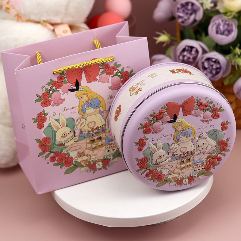 热销原创手绘烘焙曲奇饼干点心糖果可可脆雪花酥包装礼盒马口铁盒,淘宝优惠券,粉丝福利购,淘宝优惠卷