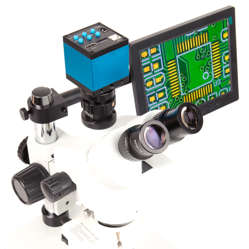 睿鸿显微镜1600万像素荧光数码高清工业相机电子目镜CCD拍照测量金相偏光金相体式荧光偏光sb自动对焦HDMI - 图2