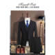 Playboy suit men's business professional formal interview work suit best man groom wedding dress
