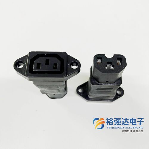 新国标充电器转普通品字电动车双母头新规母座转接头品字母插座口 - 图3