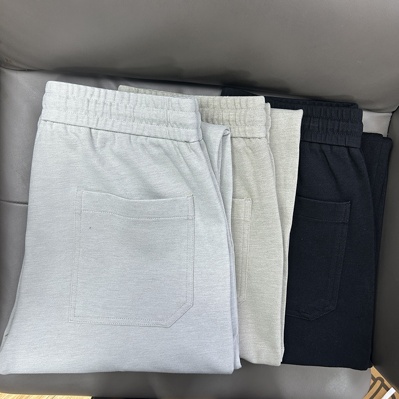 含绵羊毛混纺好料直筒休闲长裤秋冬季男士亲肤舒适松紧腰抽绳,淘宝优惠券,粉丝福利购,淘宝优惠卷