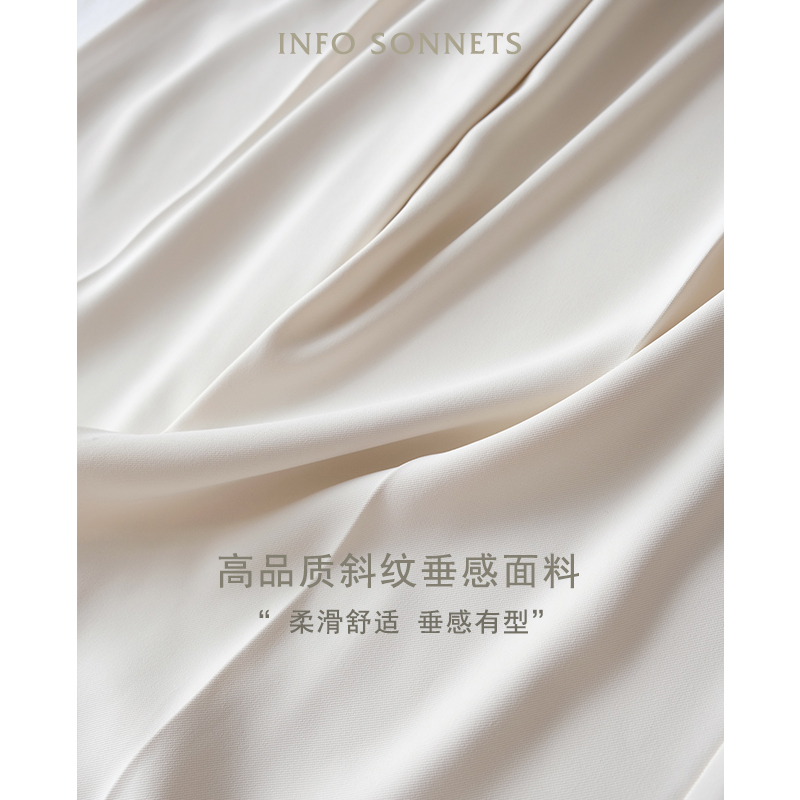 Infosonnets必败神裤宽松显瘦西装裤垂感高腰阔腿裤女新店再减20 - 图3