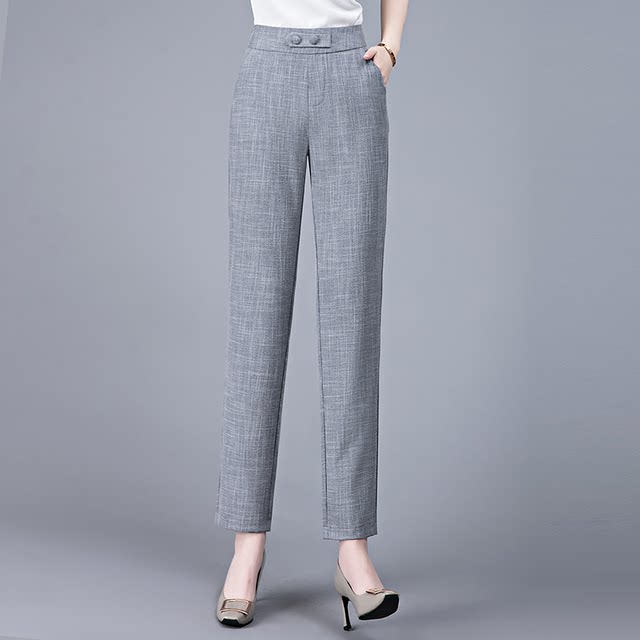 2026 New Mommy Pants Ice Silk Summer Thin Style