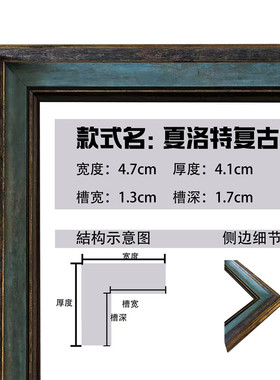 欧式油画装裱外框厂家直销树脂