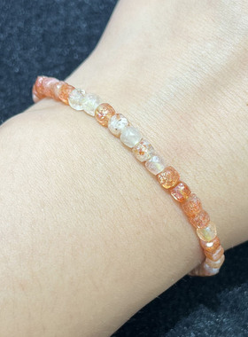 天然阿鲁沙刻面手串时尚小清新