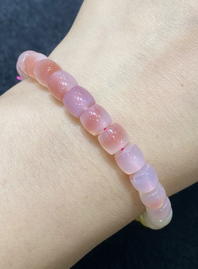 天然彩盐源直切手串时尚小清新