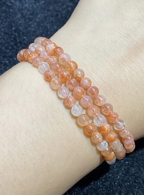 天然阿鲁沙三圈手串时尚小清新