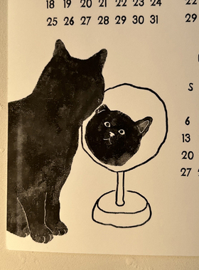 2026猫猫日历又见面了！原创插画