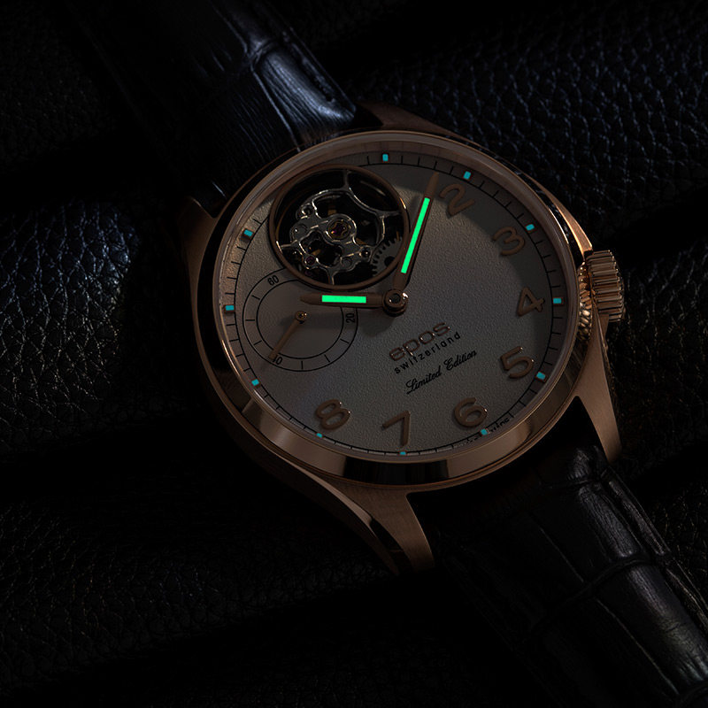 瑞士爱宝时EPOS 激情系列 限量款手动机械男表3434.183.24.38.25