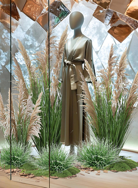 西西里绿植民宿展厅网红角造景花
