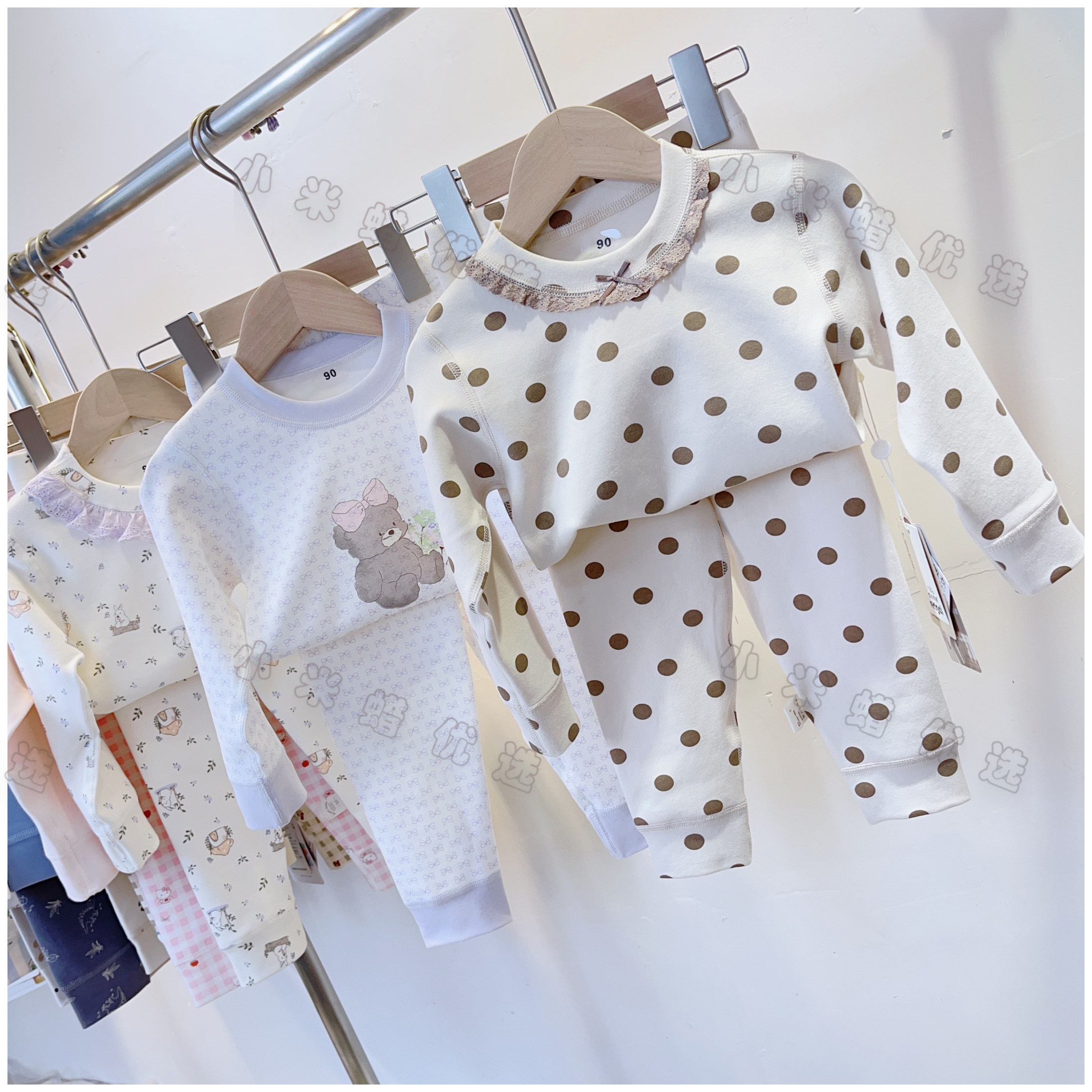 女童加厚舒绒棉家居服宝宝秋冬高支高密设计师款中领保暖睡衣收口,淘宝优惠券,粉丝福利购,淘宝优惠卷