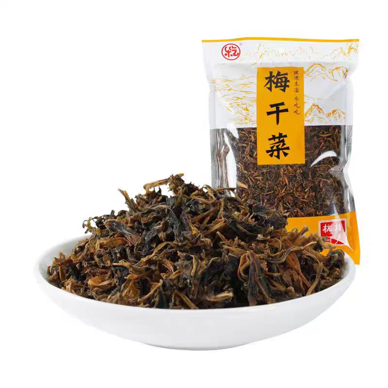 杭州特产天目山梅干菜绍兴梅菜干农家特产霉干菜干货雪里蕻250g-图0