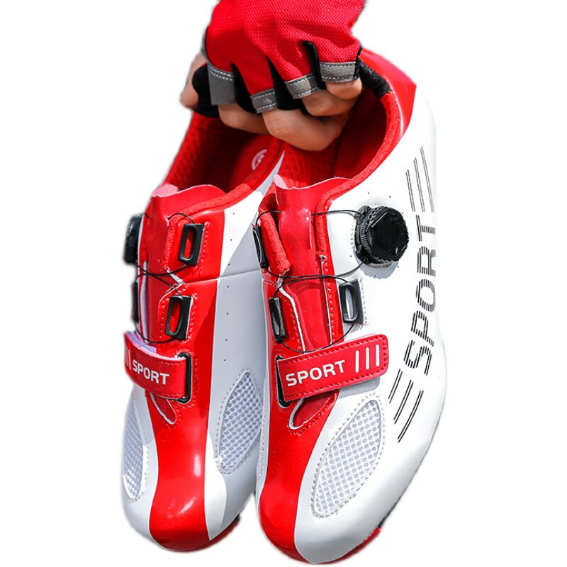 New upline starting line road lock cycling shoes