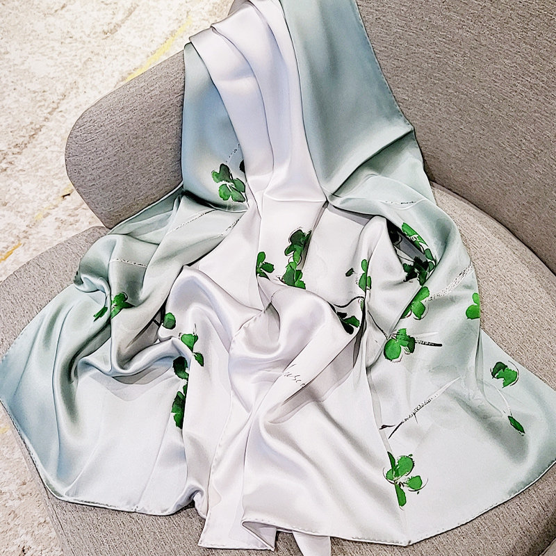 【专柜同款】上海故事花卉印花方巾 上海故事旗舰围巾/丝巾/披肩