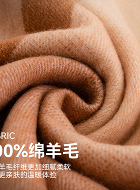 上海故事秋冬羊毛加厚披肩