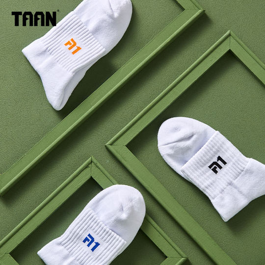 Taan Taiang Badminton Socken Sport Männer Socken Frauen Socken mittel dicker Schweißabsorbent atmungsaktives Laufbasketball Fitness T538