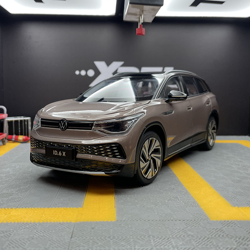 1：18原厂上汽大众 ID.6X车模 SUV ID6X灯光版合金仿真汽车模型-图2