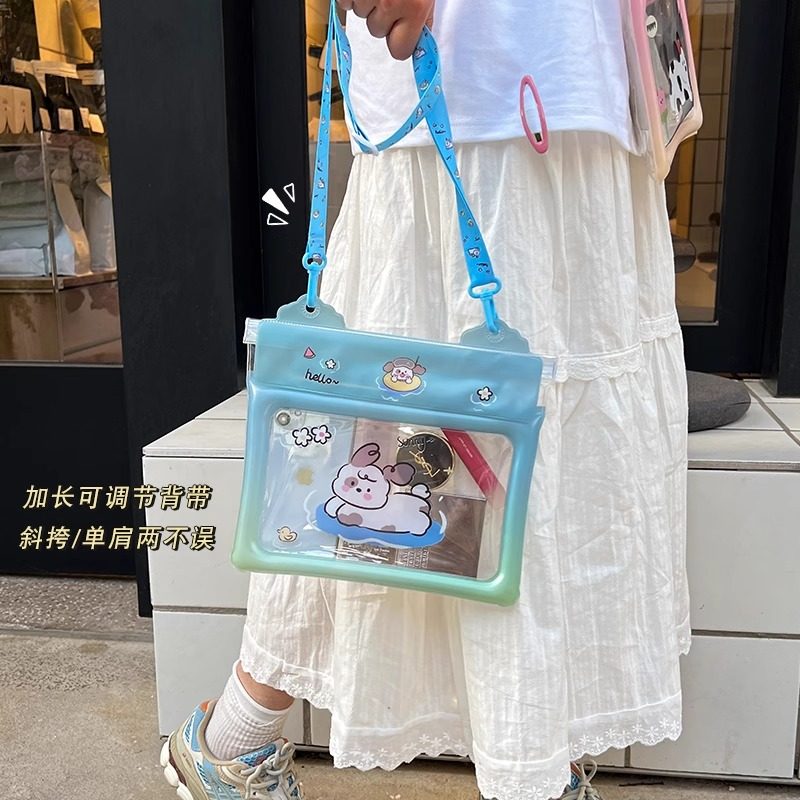 大容量防水袋斜挎腰包可触屏拍照游泳漂流水上乐园化妆品包包通用,淘宝优惠券,粉丝福利购,淘宝优惠卷